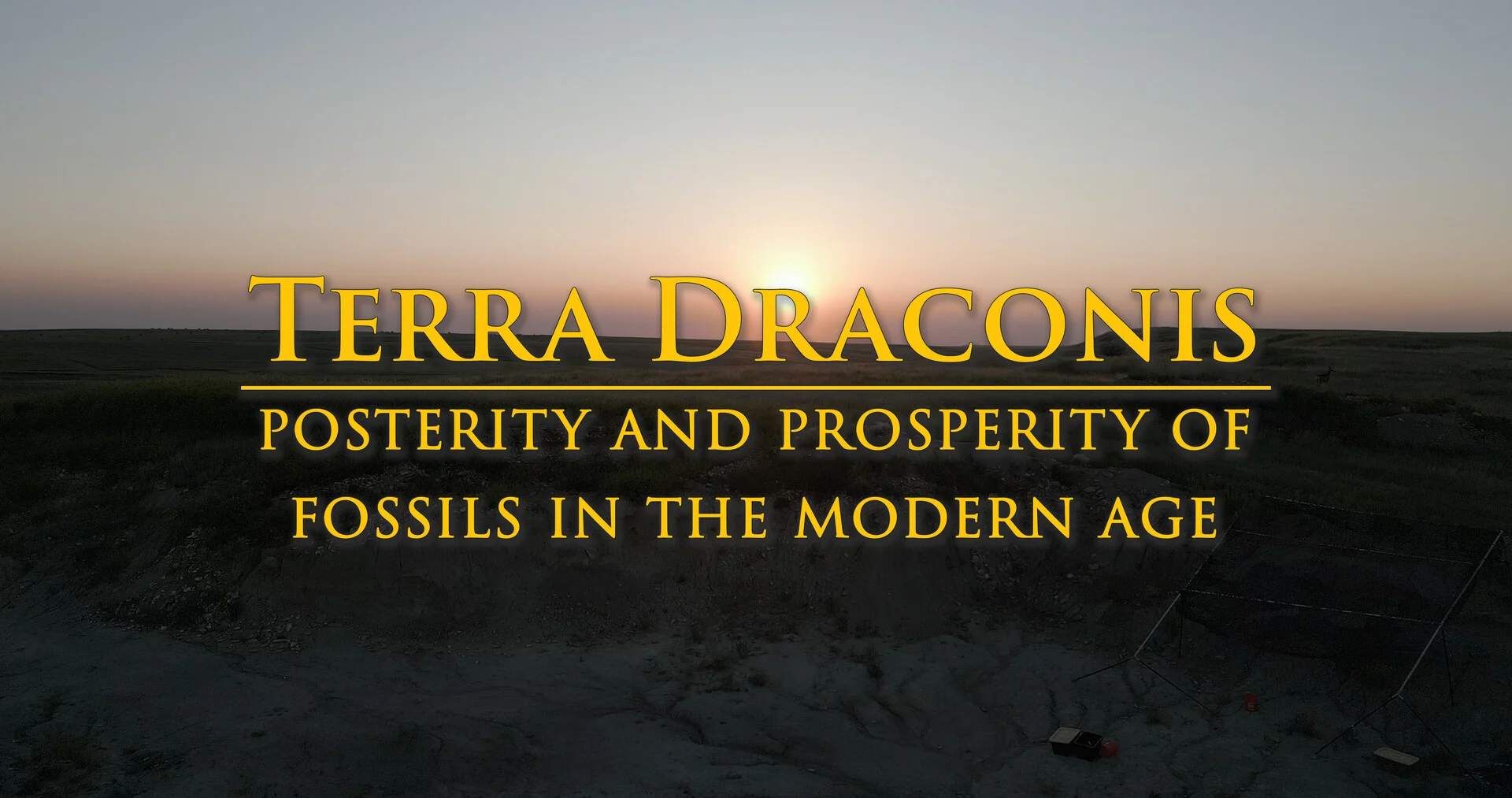 Terra Draconis: posterity and prosperity of fossils in the modern age